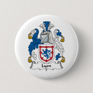 Lyon-Familienwappen Button