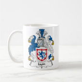 Lyon-Familienwappen Kaffeetasse (Links)