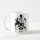 Lyon-Familienwappen Kaffeetasse (Links)