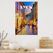 Lyon Foto Vintage Poster (Küche)