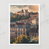 Lyon France Art ist berühmter Ort Postkarte (Vorderseite)