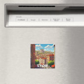 Lyon France Basilica Travel Magnet (In Situ (Geschirrspüler))