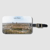 Lyon France Panorama View Gepäckanhänger (Vorderseite (Horizontal))