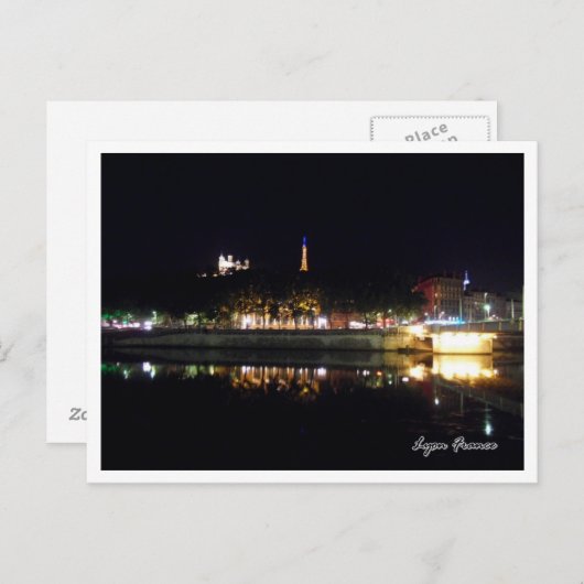 Lyon France Postcard Postkarte (Vorne/Hinten)