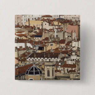 Lyon, Frankreich Button