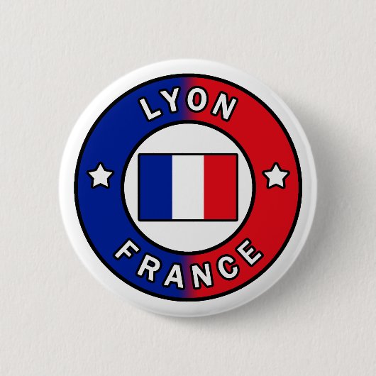 Lyon Frankreich Button (Vorderseite)