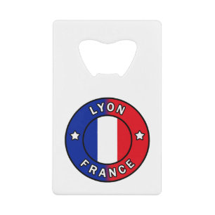 Lyon Frankreich Geldbeutel Flaschenöffner