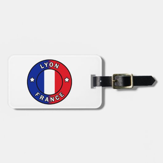 Lyon Frankreich Gepäckanhänger (Vorderseite horizontal)