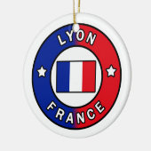 Lyon Frankreich Keramik Ornament (Links)