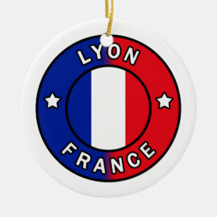 Lyon Frankreich Keramik Ornament
