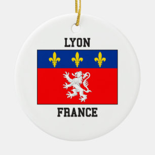 Lyon Frankreich Keramikornament
