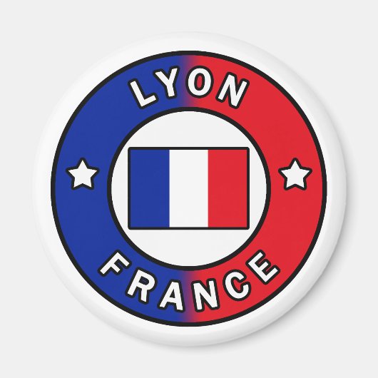 Lyon Frankreich Magnet (Vorne)
