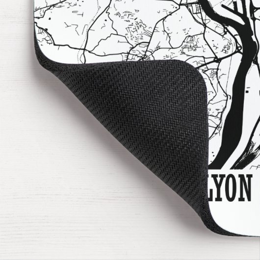 Lyon, Frankreich Mousepad (Ecke)