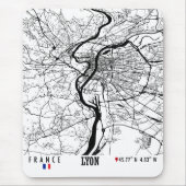 Lyon, Frankreich Mousepad (Vorne)