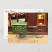 Lyon, Frankreich Postcard. Fahrrad, Seilbahn Postkarte (Vorne/Hinten)