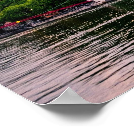 Lyon Frankreich Poster (Ecke)