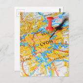 Lyon, Frankreich Postkarte (Vorne/Hinten)