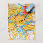 Lyon, Frankreich Postkarte (Vorderseite)