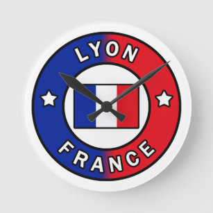 Lyon Frankreich Runde Wanduhr