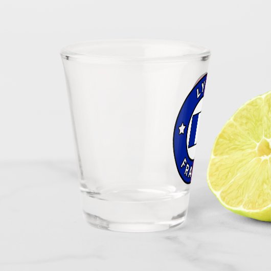 Lyon Frankreich Schnapsglas (Links)