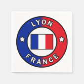 Lyon Frankreich Serviette (Vorderseite)