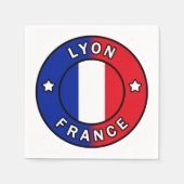 Lyon Frankreich Serviette (Vorderseite)