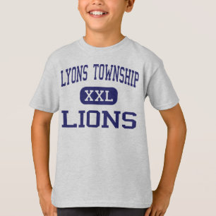 Lyon-Gemeinde - Löwen - hoch - La-Gutshof Illinois T-Shirt