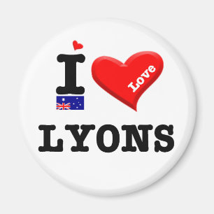 LYON - i-Liebe Magnet