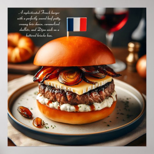 Lyon Luxusburger Poster (Vorne)