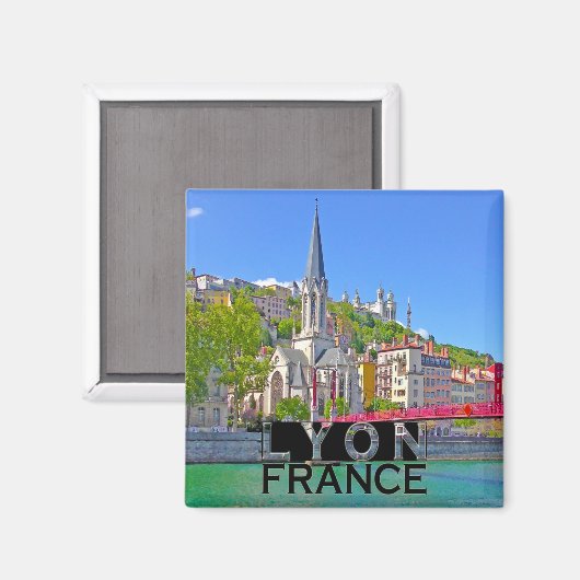 Lyon Magnet (Vorderseite/Rückseite)