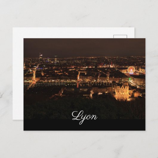 Lyon Postkarte (Vorne/Hinten)