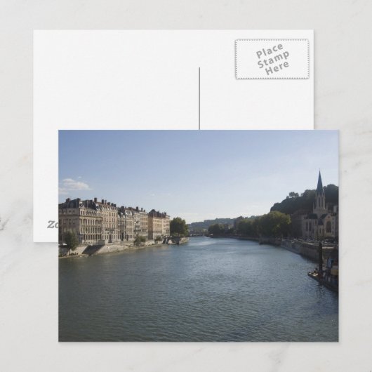 Lyon Postkarte (Vorne/Hinten)