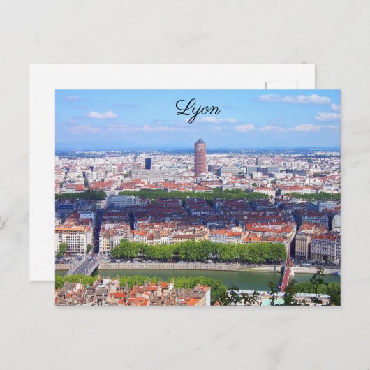 Lyon Postkarte (Vorne/Hinten)