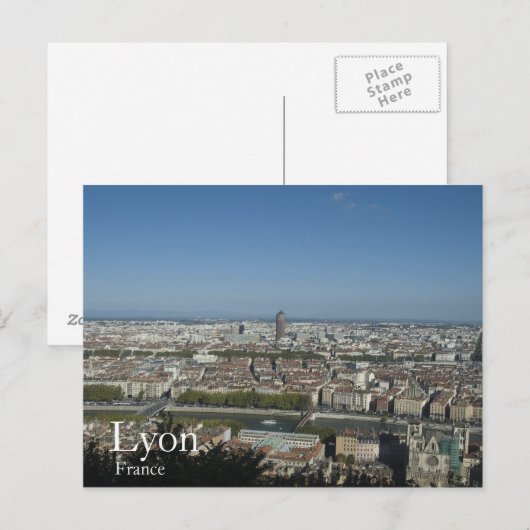 Lyon Postkarte (Vorne/Hinten)