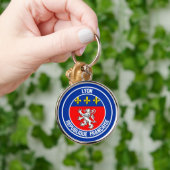 Lyon Round Emblem Schlüsselanhänger (Hand)