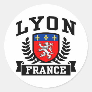 Lyon Runder Aufkleber