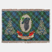 Lyon Scottie Dog Christmas Throw Blanket Decke (Vorderseite)
