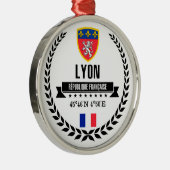 Lyon Silbernes Ornament (Rechts)