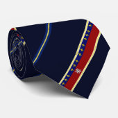 Lyon-Streifenflagge Krawatte (Gerollt)