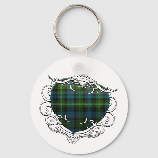 Lyon Tartan Heart Schlüsselanhänger (Vorderseite)