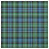 Lyon Tartan Muster Blau und Grün Irisch Kariert Stoff (Muster)