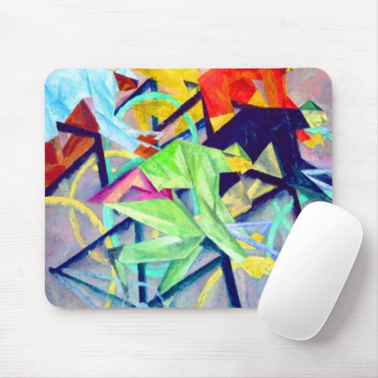 Lyonel Feininger Radrennen Mousepad (Mit Mouse)