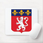 Lyonnais Wappen Mousepad (Mit Mouse)