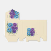 Lyons Blue Peony & Fig Lila Rose Hochzeit Geschenkschachtel (Ungefaltet)