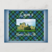Lyon's Glamis Castle Ale Postkarte (Vorderseite)