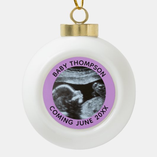 Lyophilisat Keramik Kugel-Ornament (Vorderseite)