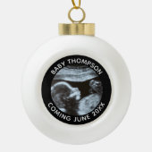 Lyophilisat Keramik Kugel-Ornament (Vorderseite)