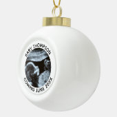 Lyophilisat Keramik Kugel-Ornament (Rechts)