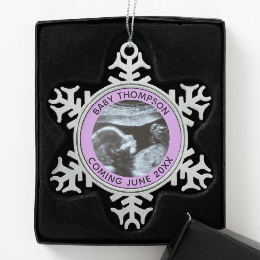 Lyophilisat Schneeflocken Zinn-Ornament (Box)