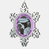 Lyophilisat Schneeflocken Zinn-Ornament (Rechts)